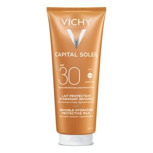Vichy Capital Soleil Usynlig Beskyttende Mælk SPF30 - 300 Ml.