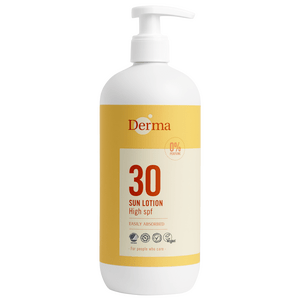 Derma Sollotion SPF30 - 500 ml Solbeskyttelse til Hud