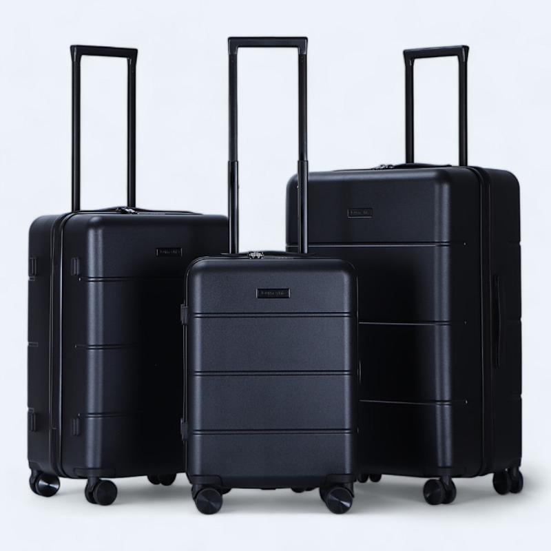 Explorer Kuffertsæt i Sort - 3 Størrelser fra Journeylife