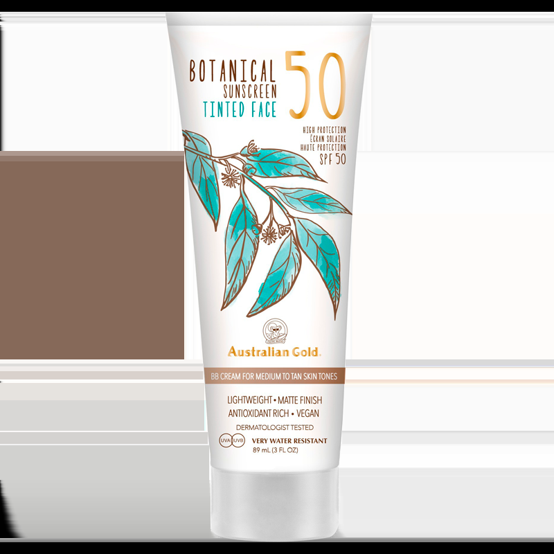 Botanisk SPF50 Tinted Medium Tan 88 ml fra Australian Gold