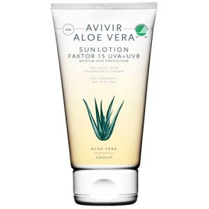 Aloe Vera Solcreme SPF 15 - 150 ml fra Avivir