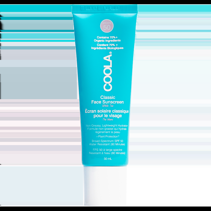 Coola Classic Ansigtssolcreme Hvid Te SPF 50 - 50 Ml.