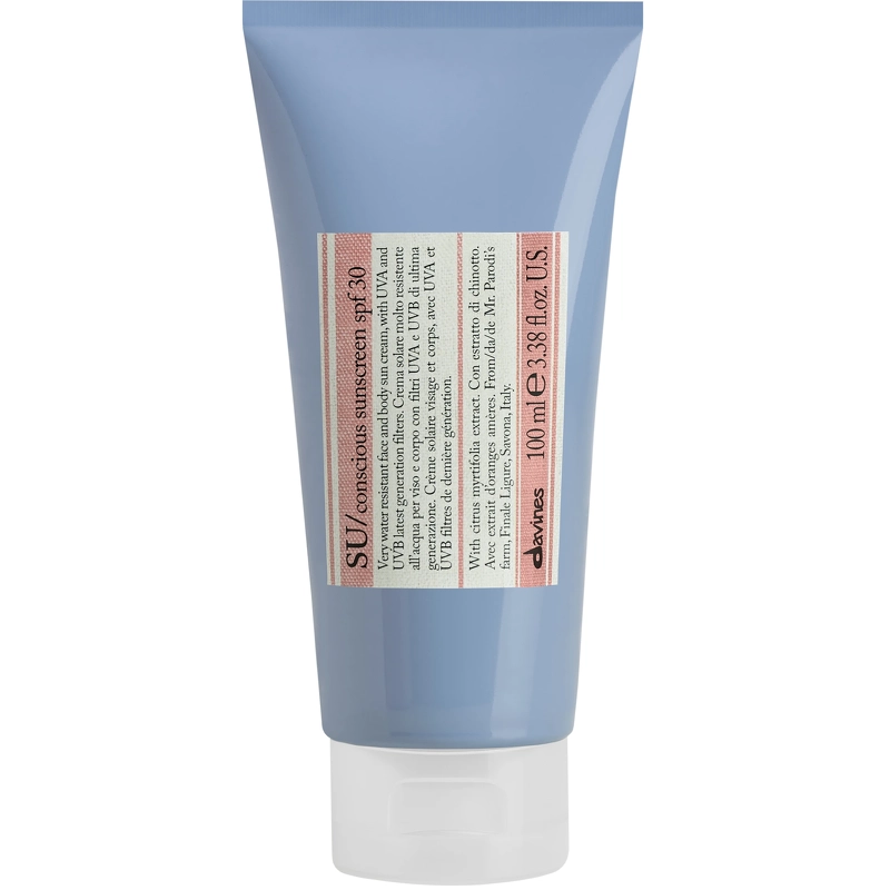 Davines SU Conscious Solcreme SPF30 - 100 ml til Ansigt og Krop