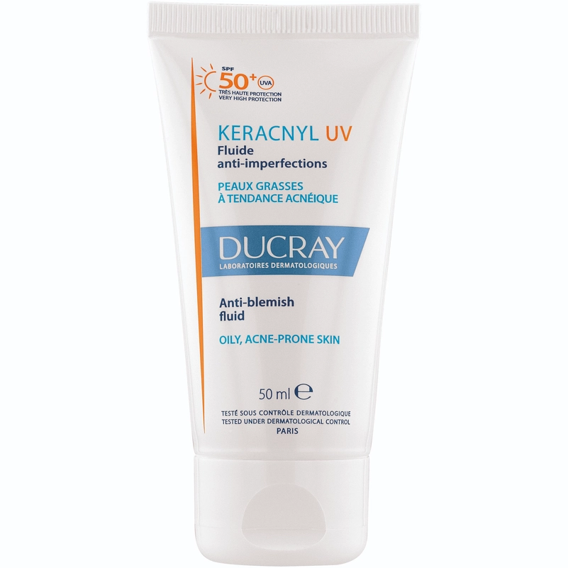 Ducray Keracnyl UV Anti-Blemish Fluid SPF 50+ - 50 ml