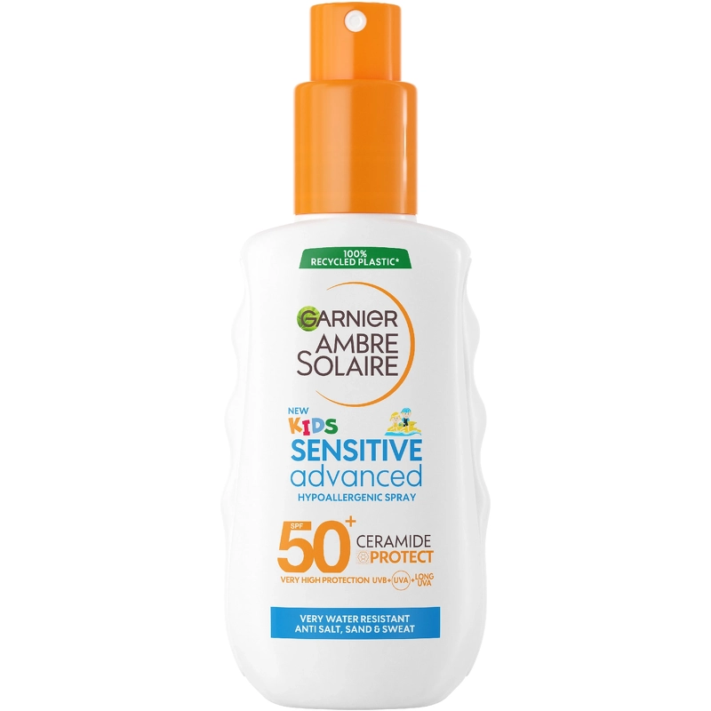 Garnier Ambre Solaire Kids Spray SPF 50+ - 150 ml på tilbud!