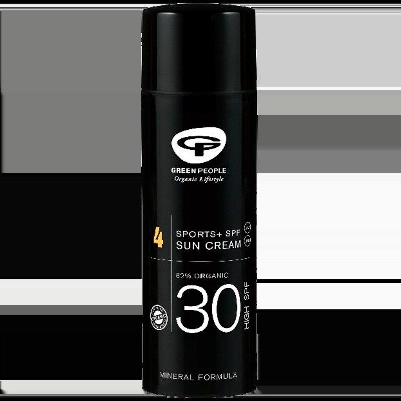 Green People Sports+ SPF30 Solcreme til Mænd (50 ml)
