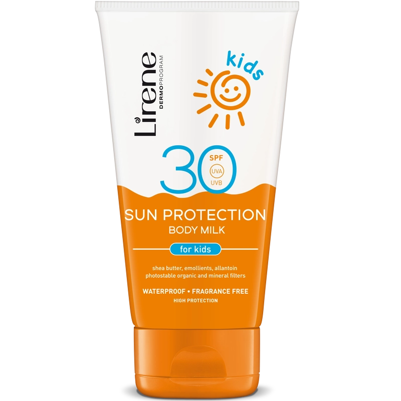 Solbeskyttende Body Milk til Børn SPF 30 - 150 Ml fra Lirene