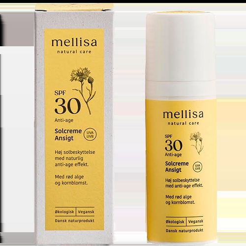 Mellisa Ansigtssolcreme SPF 30 - Plejende Beskyttelse