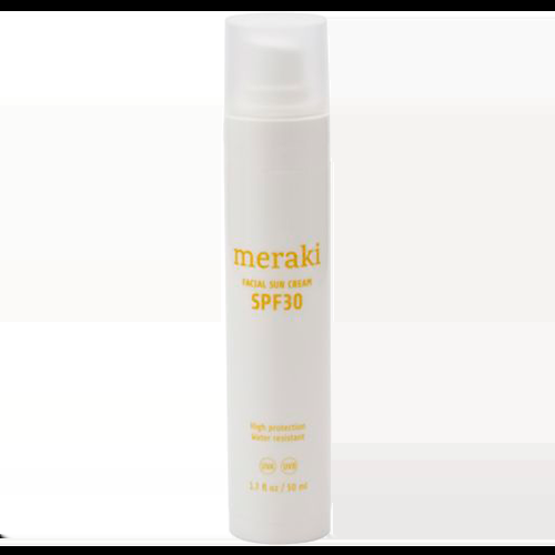 Ansigtssolcreme SPF30 med mild duft fra Meraki - 50 ml