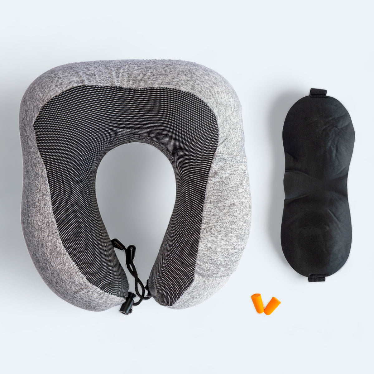 Memory Foam Nakkepude   Grå fra Journeylife