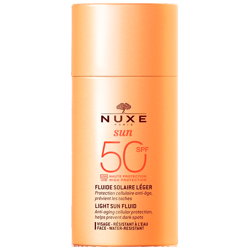 Nuxe Sun Light Fluid SPF50 - Høj Beskyttelse mod Solen