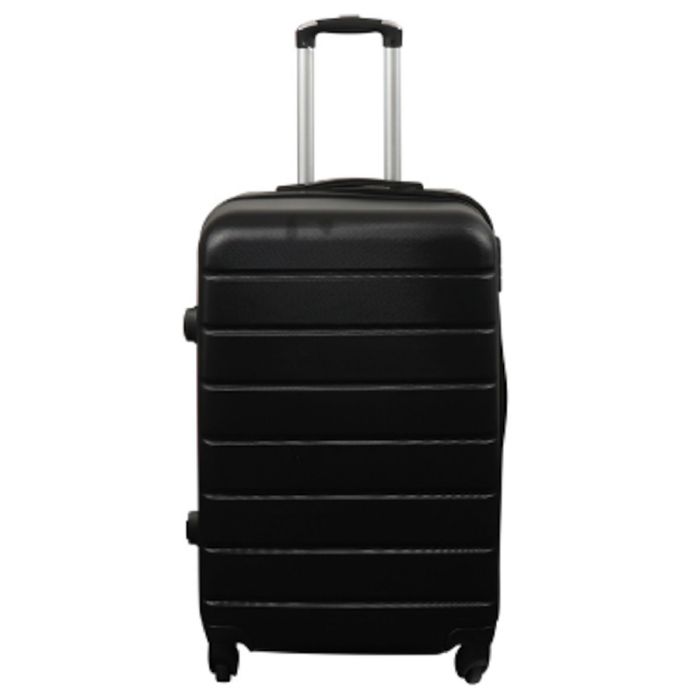 Praktisk Sort Hardcase Kuffert - Mellem 69 L 360° Hjul