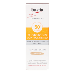 Eucerin Solcreme med Farve SPF50+ - 50 Ml. til Ansigtet