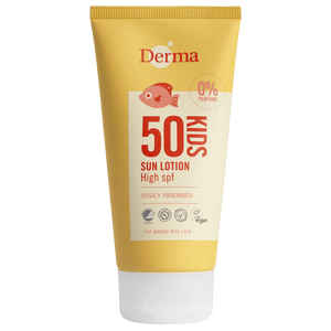 Derma Kids Solcreme SPF50 - 150 Ml. til Børn