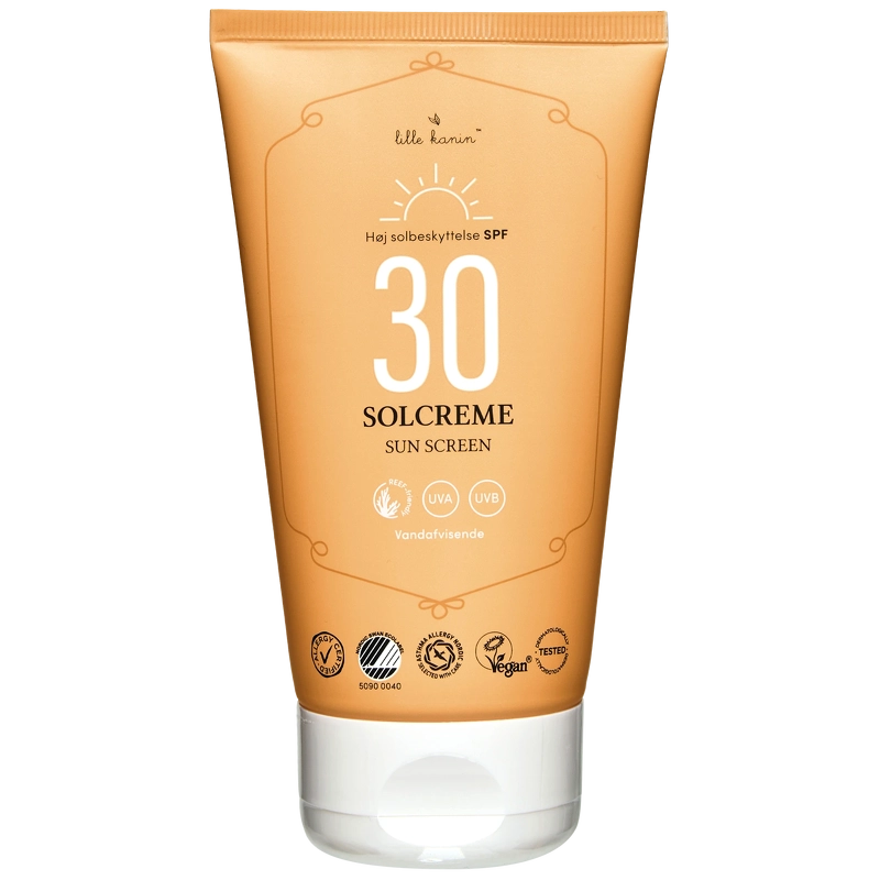 Solcreme SPF 30 - 150 ml fra Lille Kanin til børn og voksne
