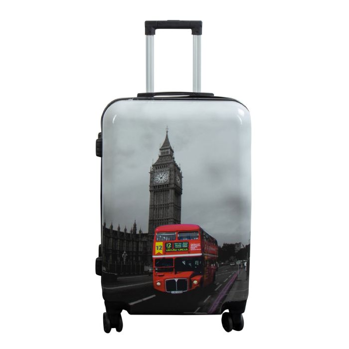 Eksklusiv Hardcase Rejsekuffert med Big Ben Motiv