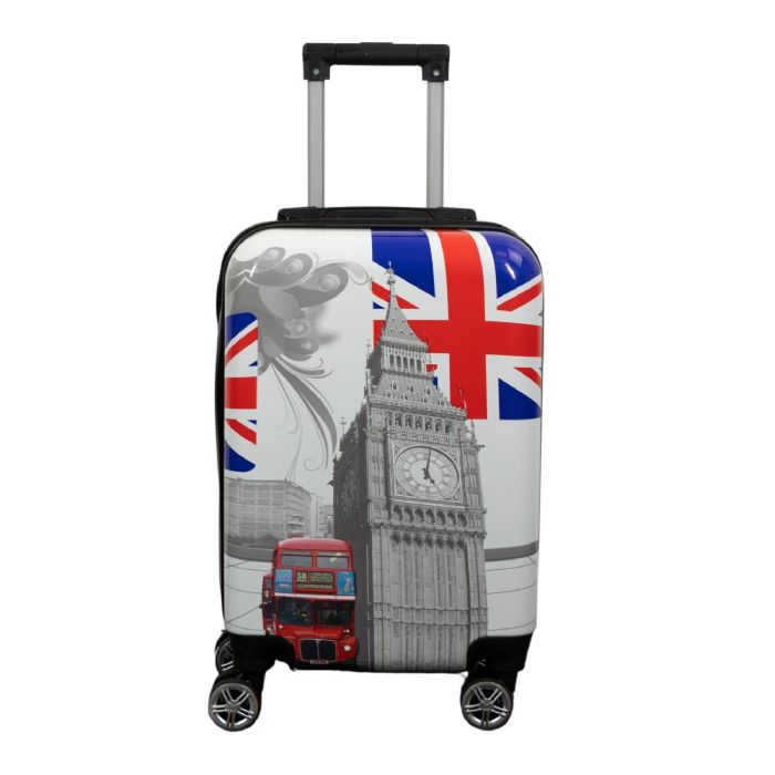 Kabine Kuffert   Hardcase Letvægt Kuffert   Trolley Med Motiv   City Of London fra Borg Living