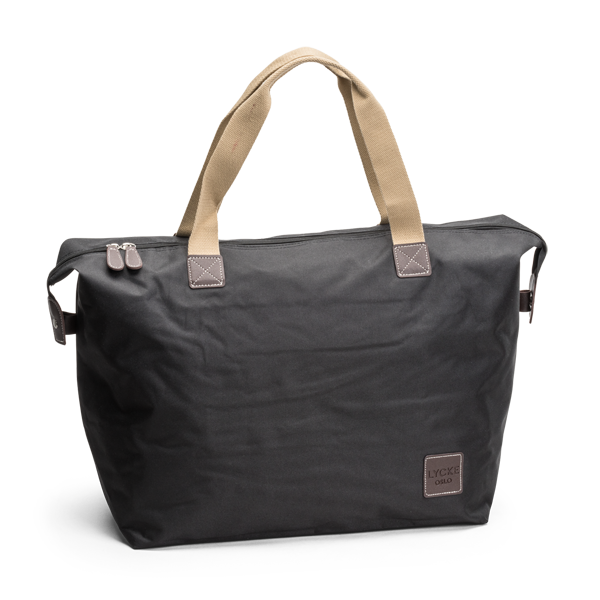 Rummelig sort weekendtaske fra Lycke Oslo - perfekt til rejser