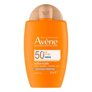 Avéne Solbeskyttelse Ultra Fluid Perfector SPF50+ - 50 Ml.