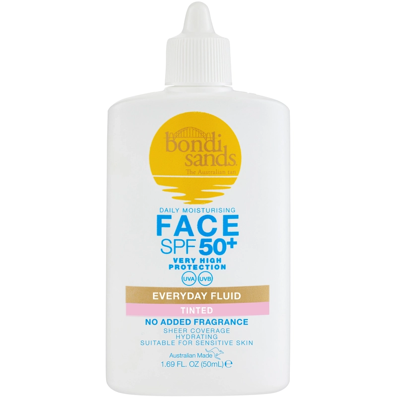 Everyday Tinted Ansigtsfluid SPF 50+ fra Bondi Sands