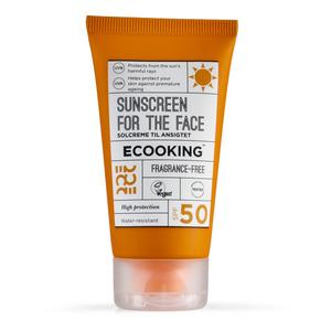 Solcreme til ansigtet SPF 50 - 50 ml fra Ecooking