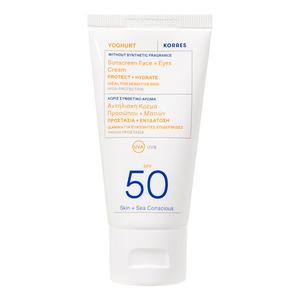 Korres Yoghurt Solcreme til Ansigt og Øjne SPF50 - 50 Ml.