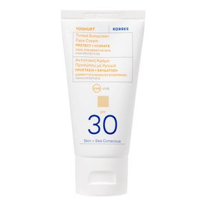 Yoghurt Tinted Solcreme til Ansigt SPF30 - 50 Ml. fra Korres