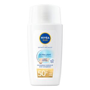 Nivea Daily Fluid Let Tonet Solcreme SPF 50+ - 40 Ml.