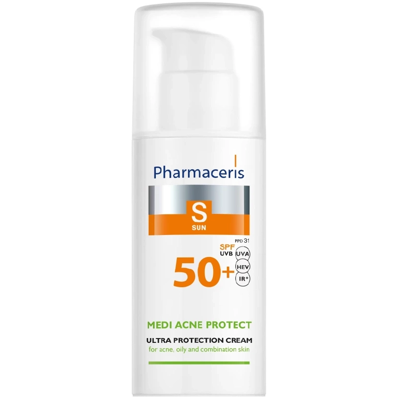 S Medi Acne Protect SPF 50+ Solcreme 50 Ml fra Pharmaceris