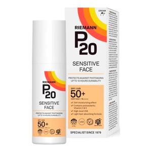 Riemann P20 Sensitive Ansigtssolcreme SPF 50+ - 50 G