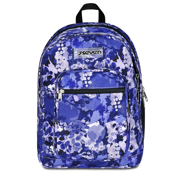 Seven Freethink Rygsæk i Lilla med Blomstermønster