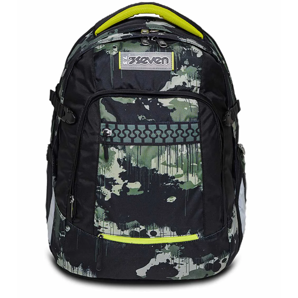 Ergonomisk Rygsæk Greenish Wild fra Seven - Komfortabel og Praktisk