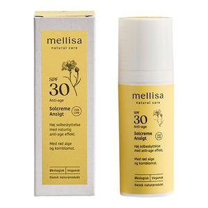 Mellisa Solcreme Ansigt SPF30 - Høj Beskyttelse 50 Ml.