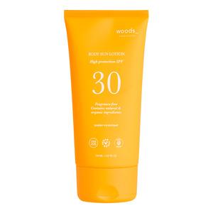 Koralvenlig Solcreme til Krop SPF30 - 150 Ml fra Woods_ Copenhagen