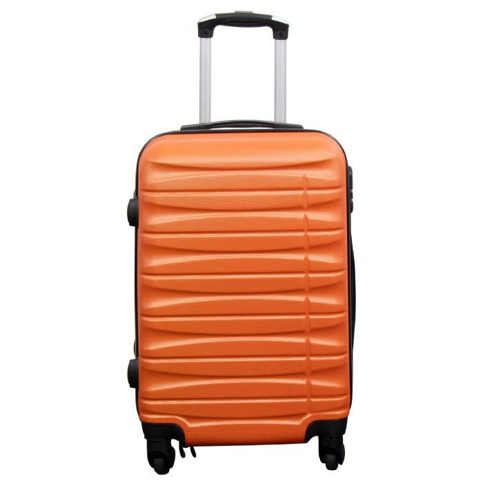 Kabinekuffert   Hardcase   Orange Håndbagage Kuffert Tilbud fra Borg Living