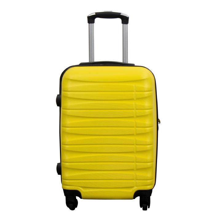 Kabinekuffert   Hardcase   Gul Håndbagage Kuffert Tilbud fra Borg Living