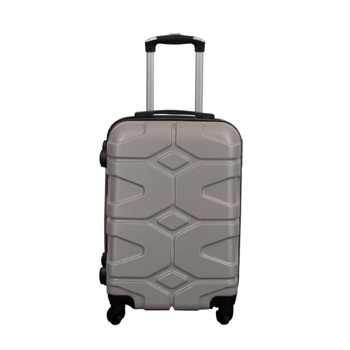 Kabinekuffert   Hardcase Letvægts Kuffert   Str. Lille   Military Sølv fra Borg Living