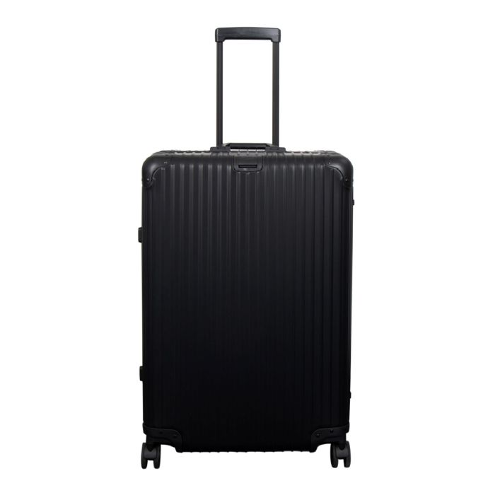 Aluminiums Kuffert   Sort   Large   Luksuriøs Rejsekuffert Med Tsa Lås fra Borg Living