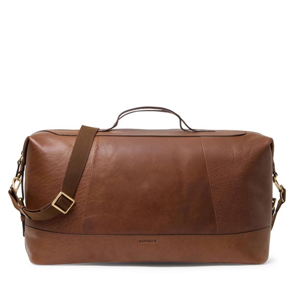 Læder Rejsetaske Cognac fra Saddler