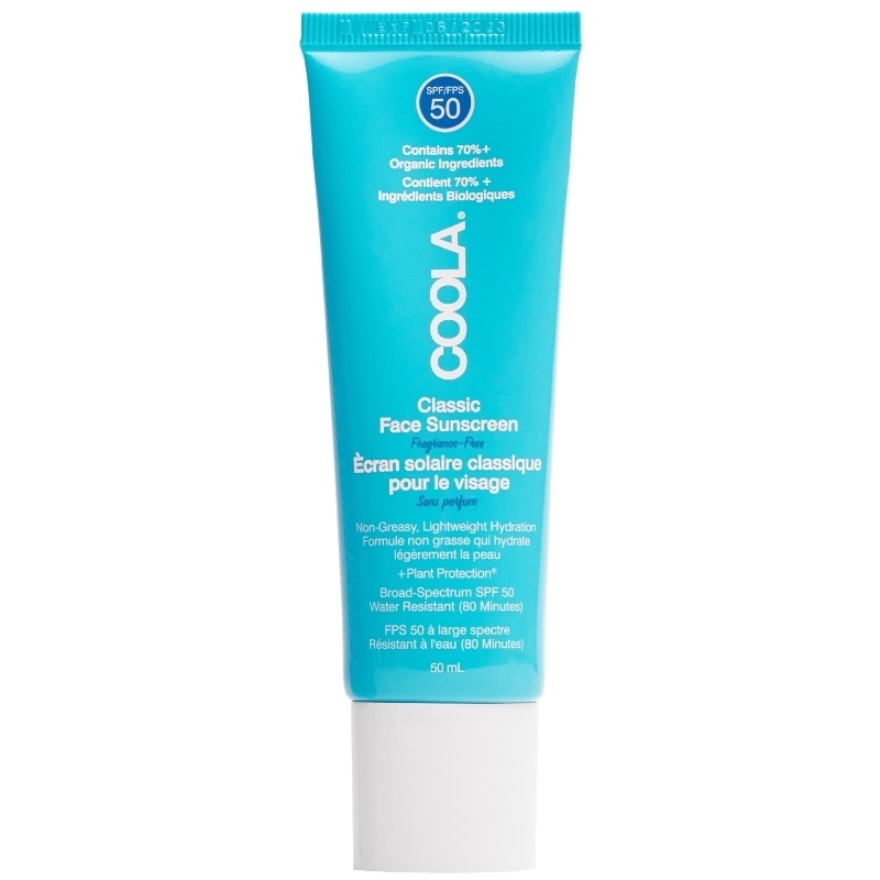 Classic Face Sunscreen Fragrance Free Spf 50   50 Ml fra Coola
