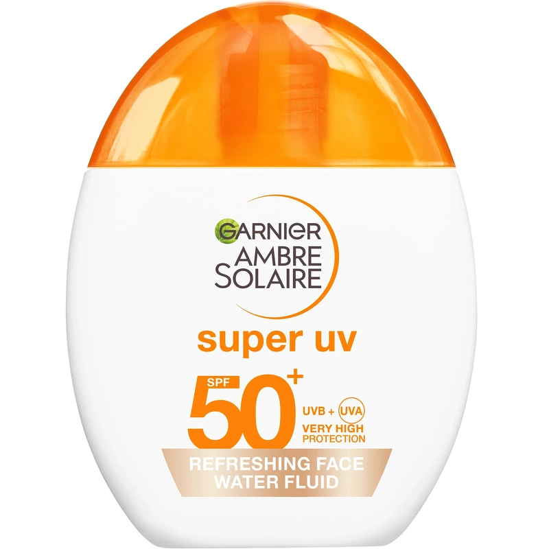 Ambre Solaire Super Uv Refreshing Face Water Fluid Spf 50+   40 Ml fra Garnier