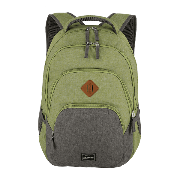 Basics Melange Rygsæk 15" Grøn Grå fra Travelite