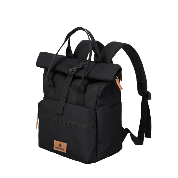 Basics Rygsæk Med Rollup I Sort fra Travelite